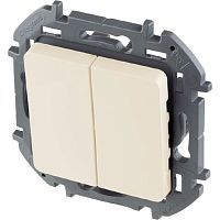 Выключатель без рамки Legrand Inspiria 2-кл. слоновая кость картинка